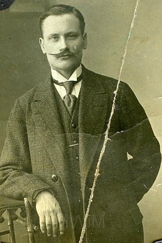 KKE 3077-25.jpg - dziadek Jan Borejszo, Wilno, lata 90 XIX wieku.